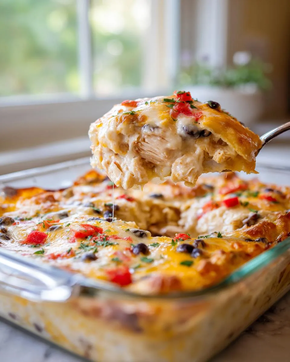Chicken Taco Casserole - detail 2