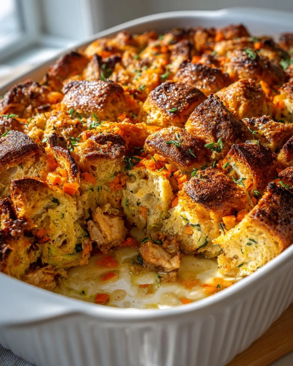 Chicken Zucchini Casserole - detail 1