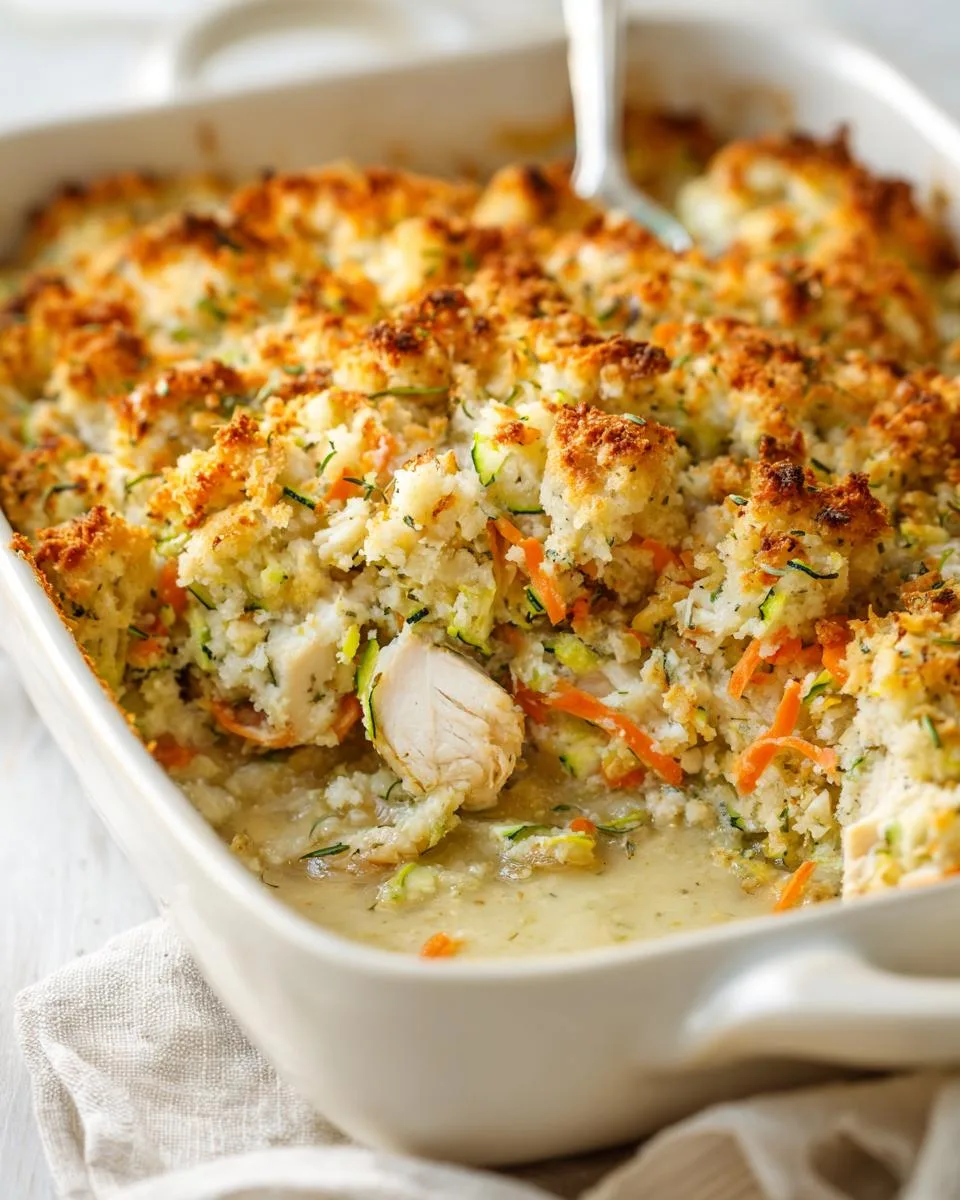 Chicken Zucchini Casserole - detail 2