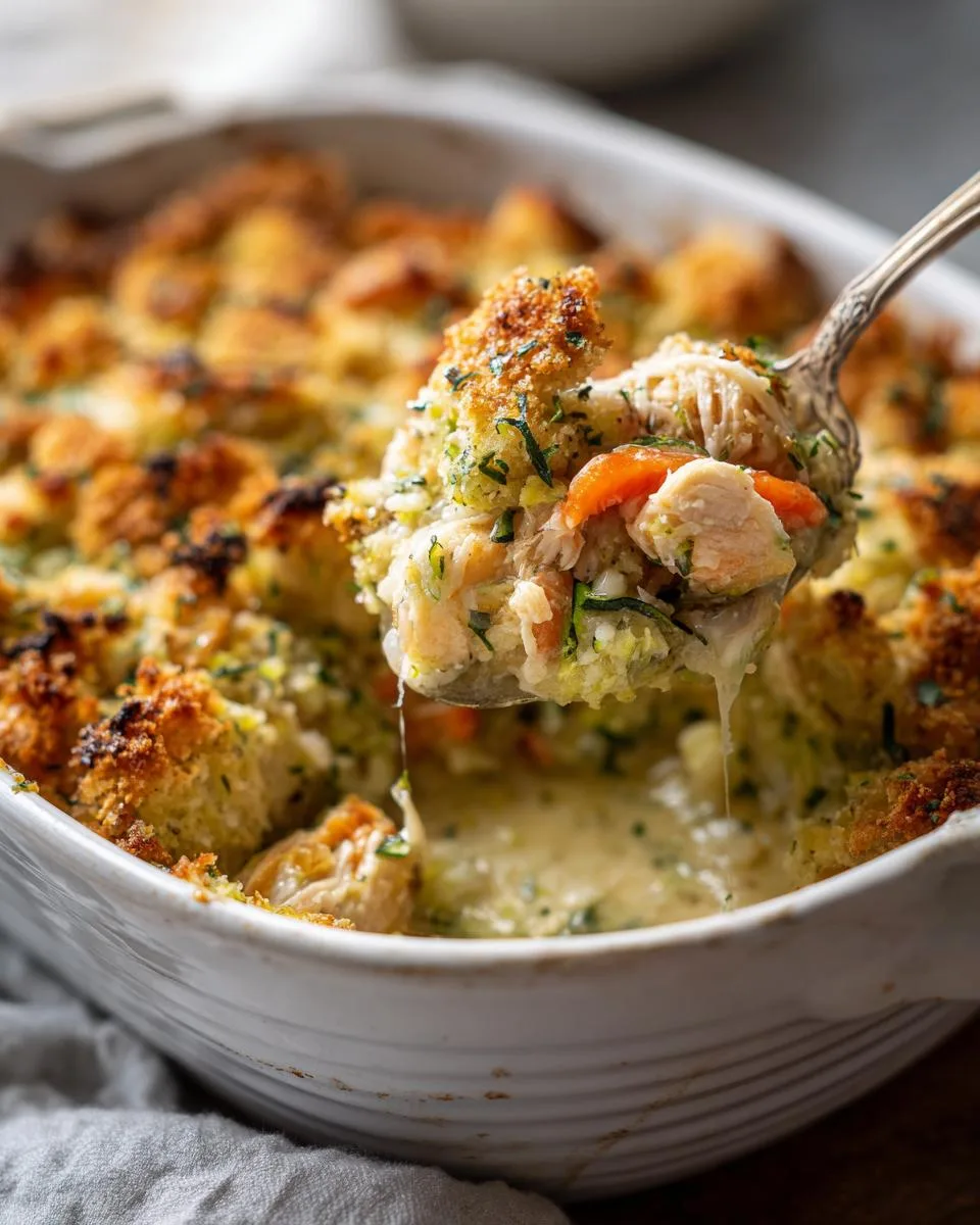 Chicken Zucchini Casserole - detail 3