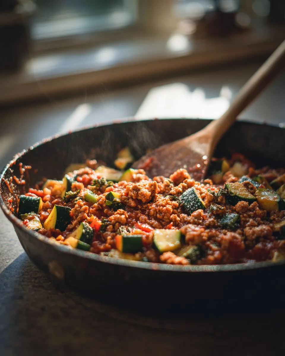 Chicken and Zucchini Skillet - detail 3