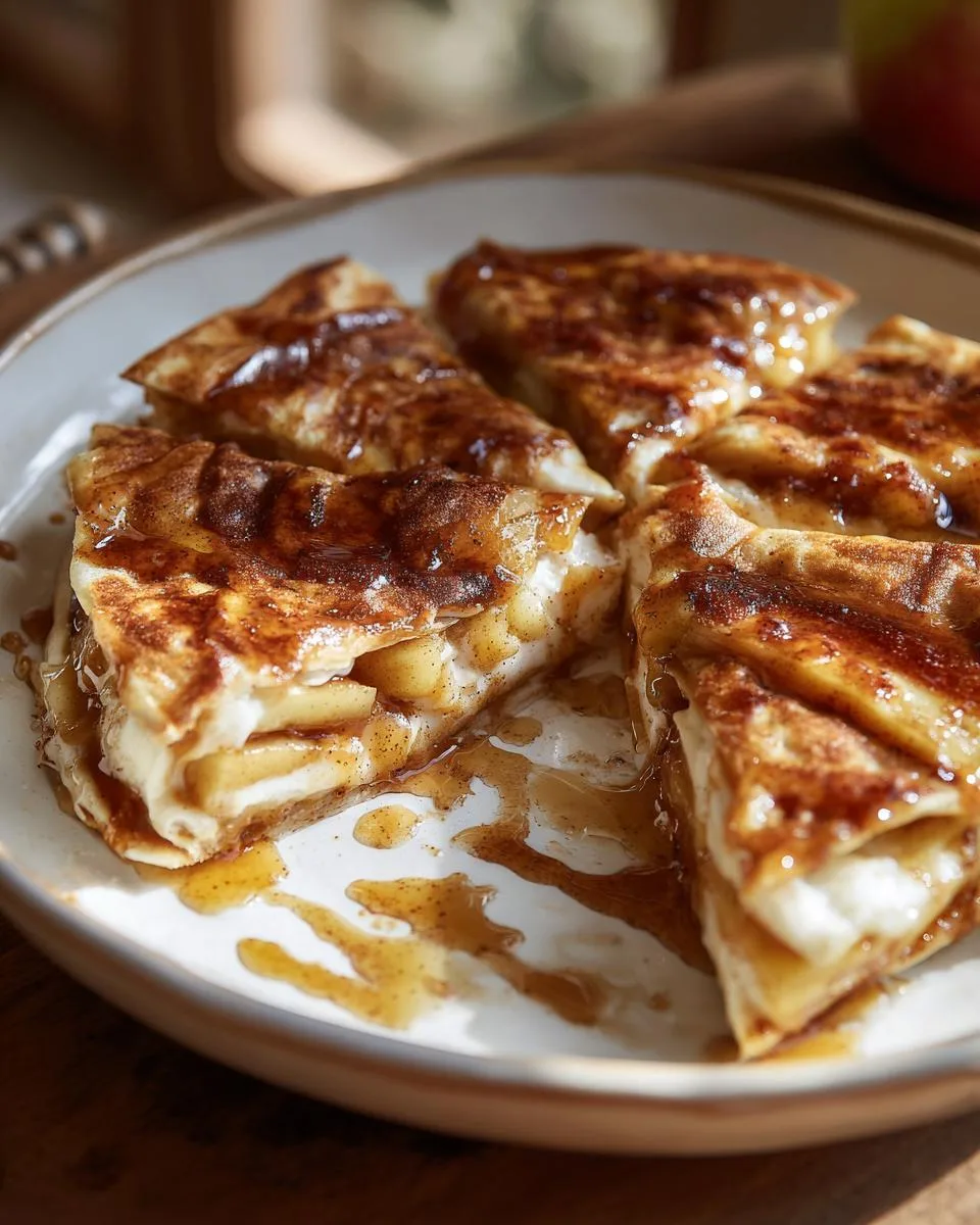 Cinnamon Apple Breakfast Quesadillas - detail 1