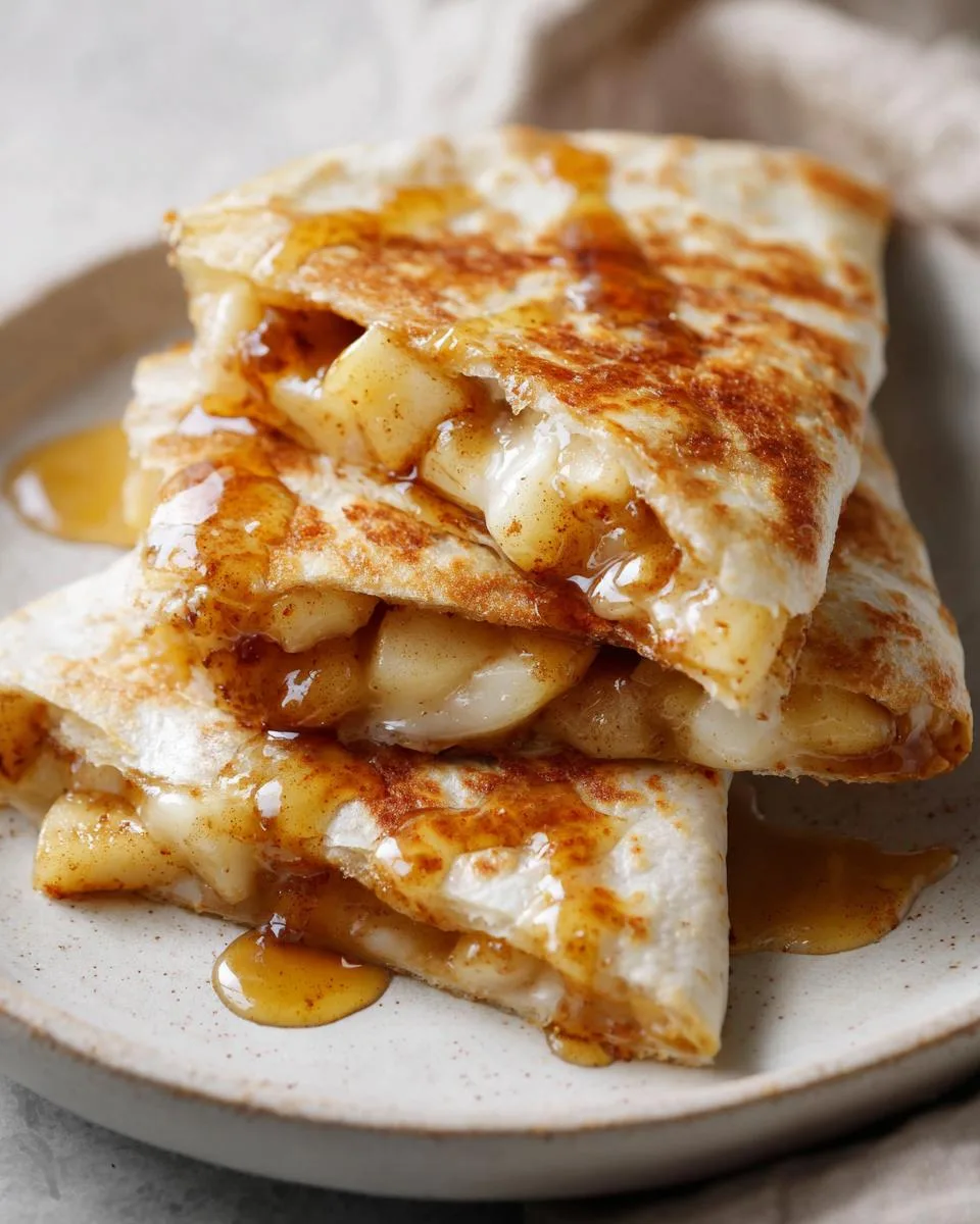 Cinnamon Apple Breakfast Quesadillas - detail 2