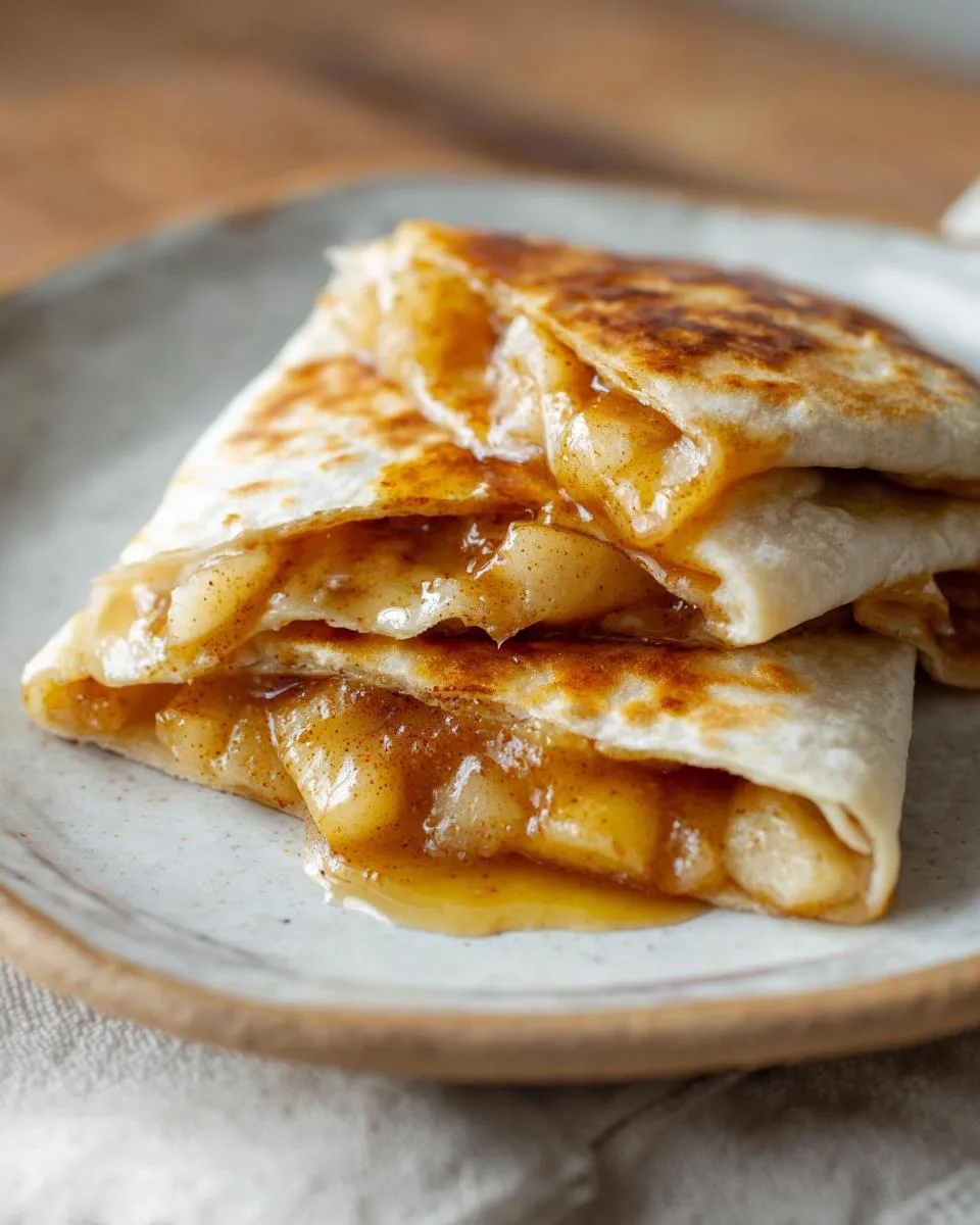 Cinnamon Apple Breakfast Quesadillas - detail 3