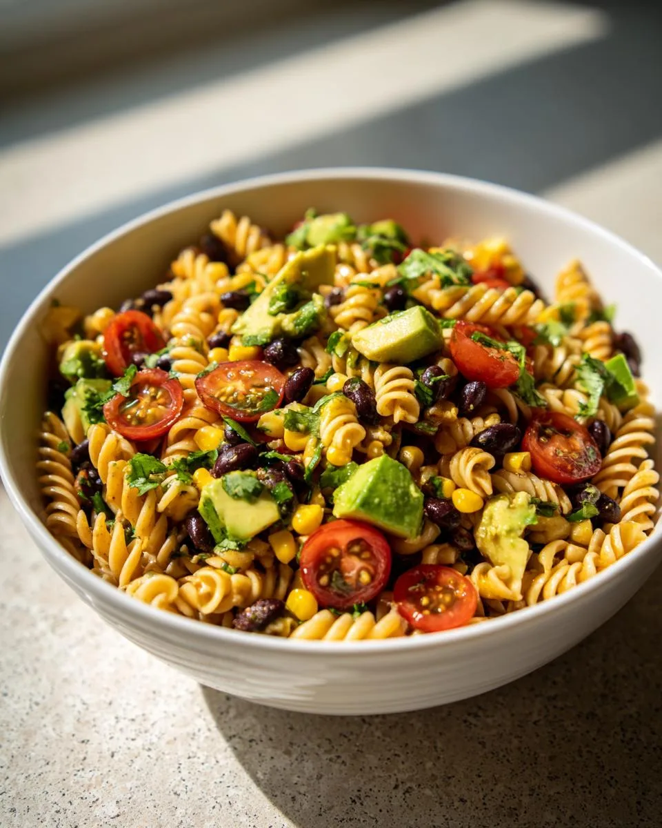 Corn Black Bean Pasta Salad - detail 2