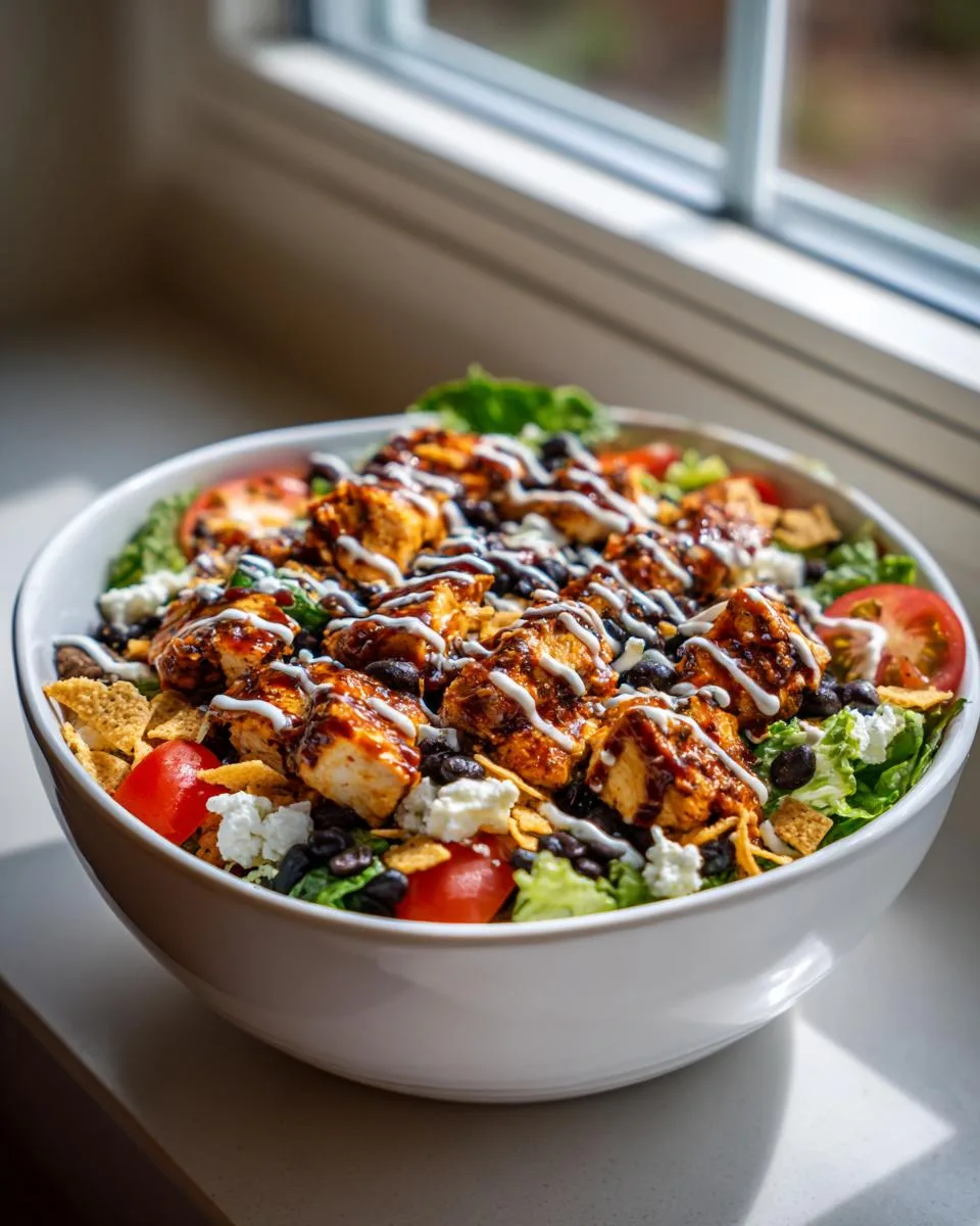 Cottage Cheese BBQ Chicken Salad - detail 1