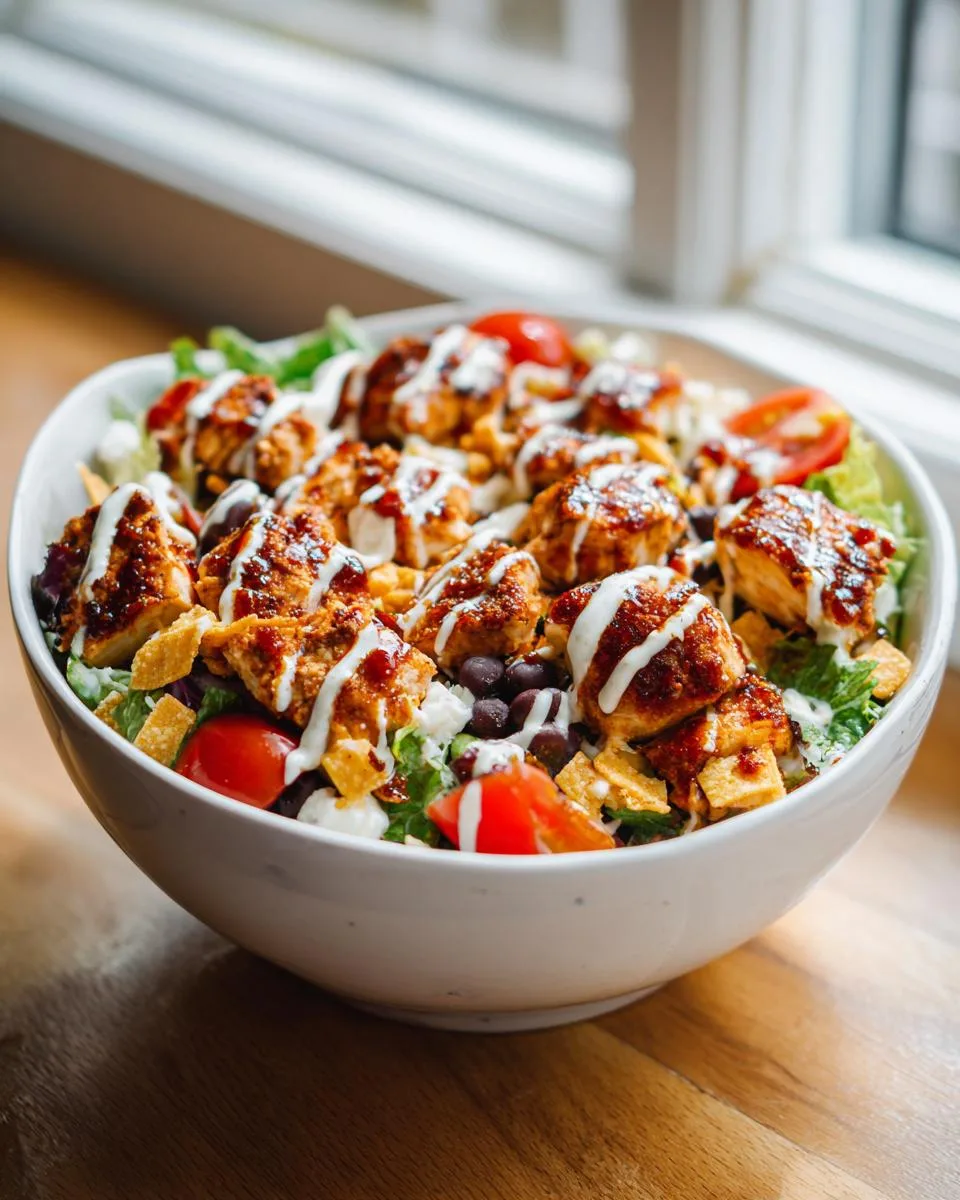 Cottage Cheese BBQ Chicken Salad - detail 2