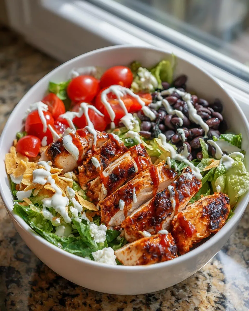 Cottage Cheese BBQ Chicken Salad - detail 3