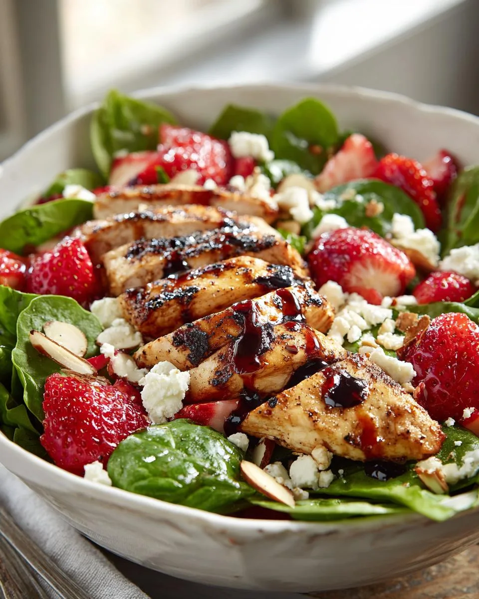 Cottage Cheese Strawberry Chicken Salad - detail 1