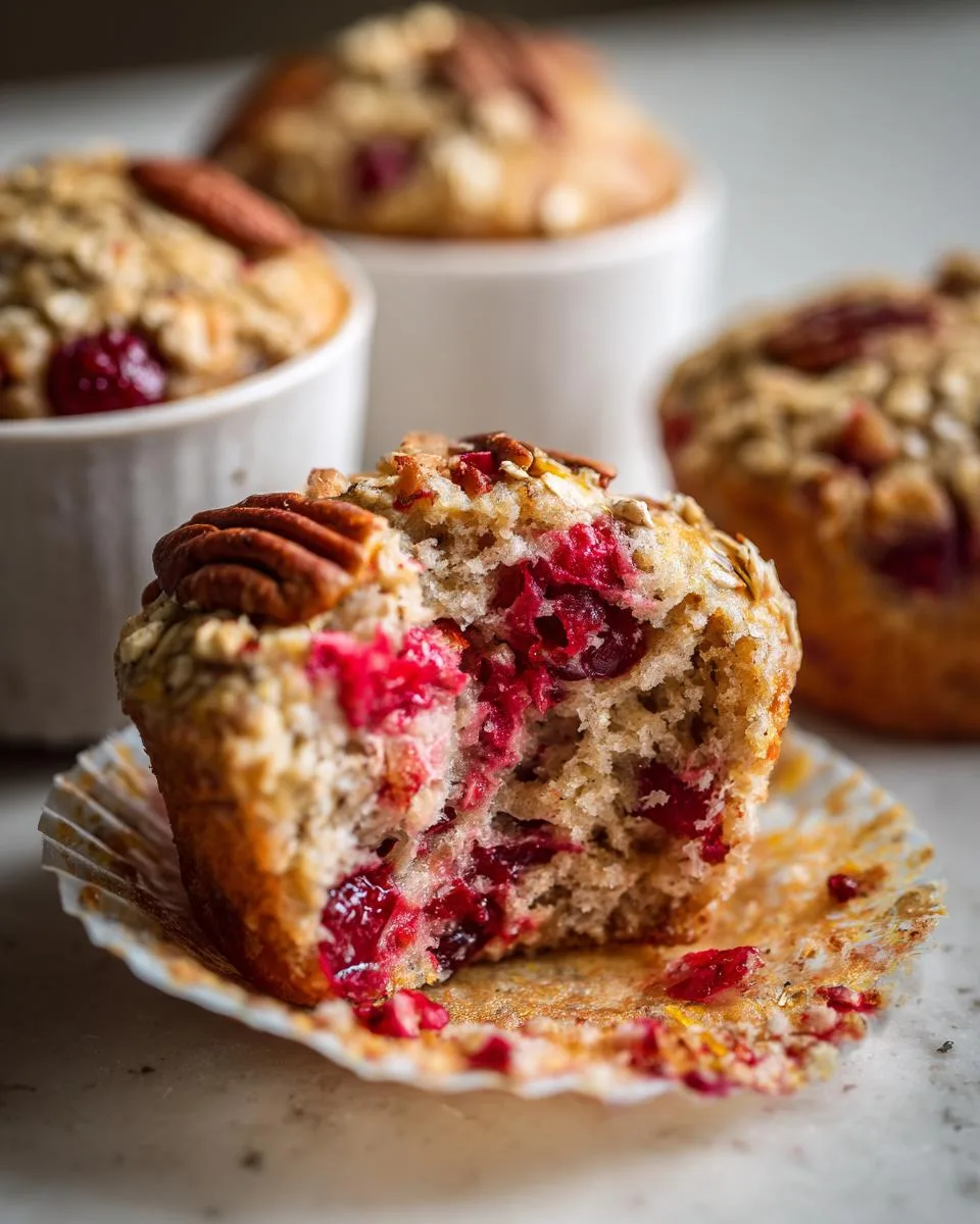 Cranberry Orange Oat Muffins - detail 1