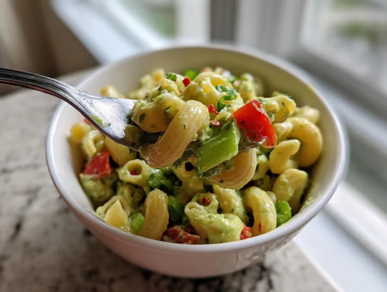 Creamy Avocado Macaroni Salad Recipe