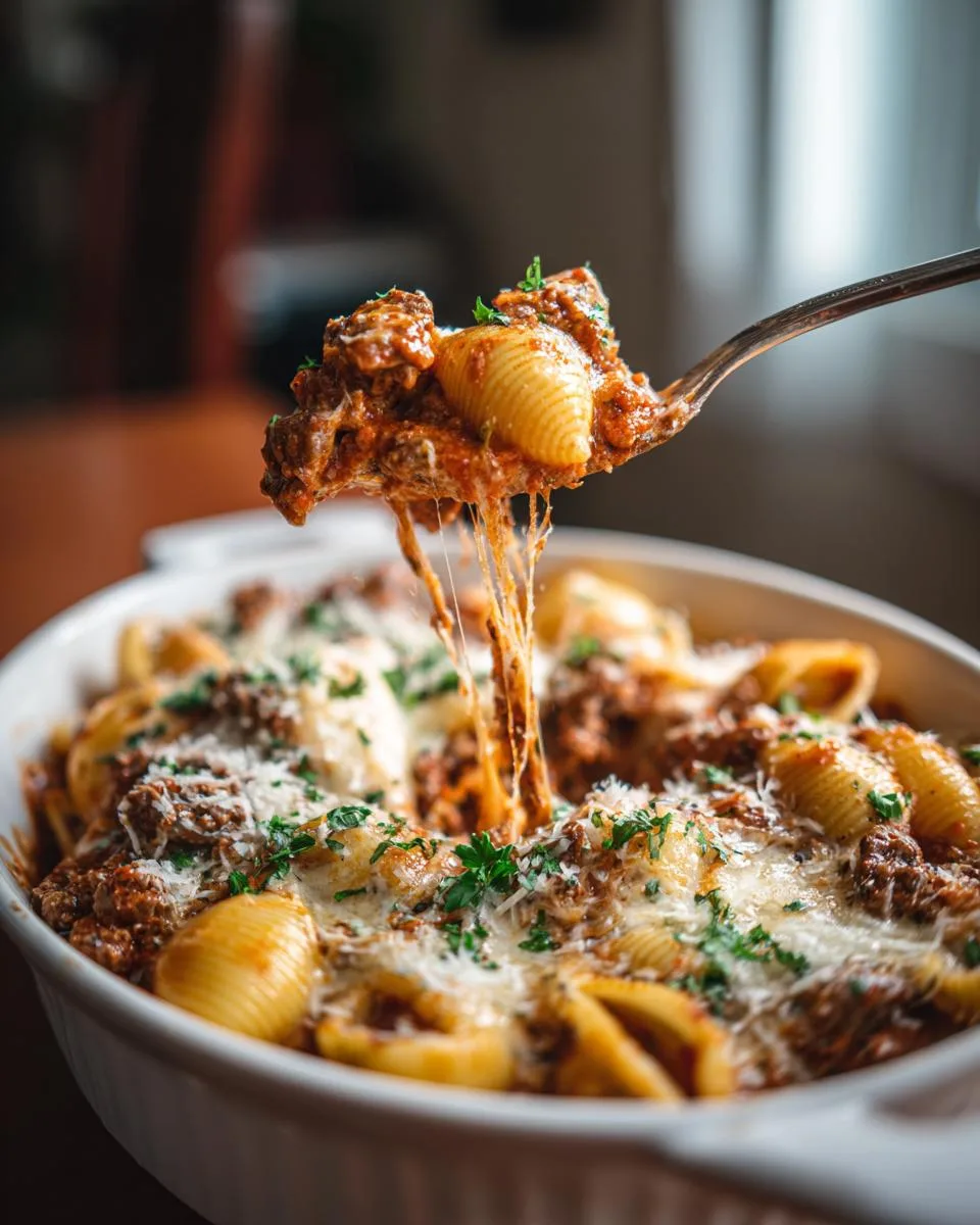 Creamy Beef and Shells - detail 1