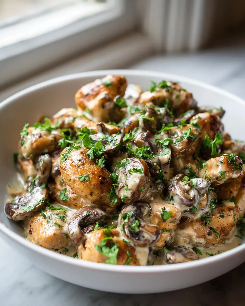 Creamy Chicken Stroganoff - detail 2