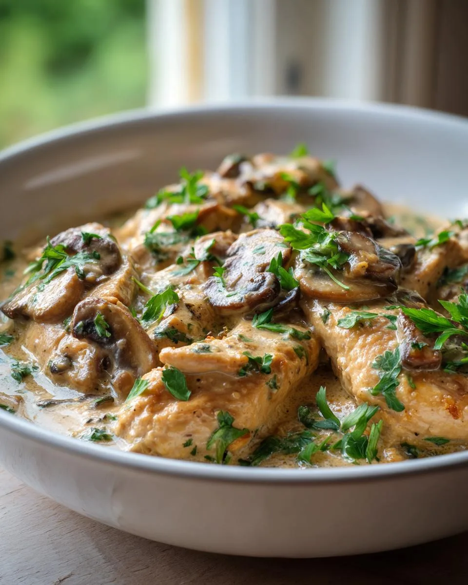 Creamy Chicken Stroganoff - detail 3