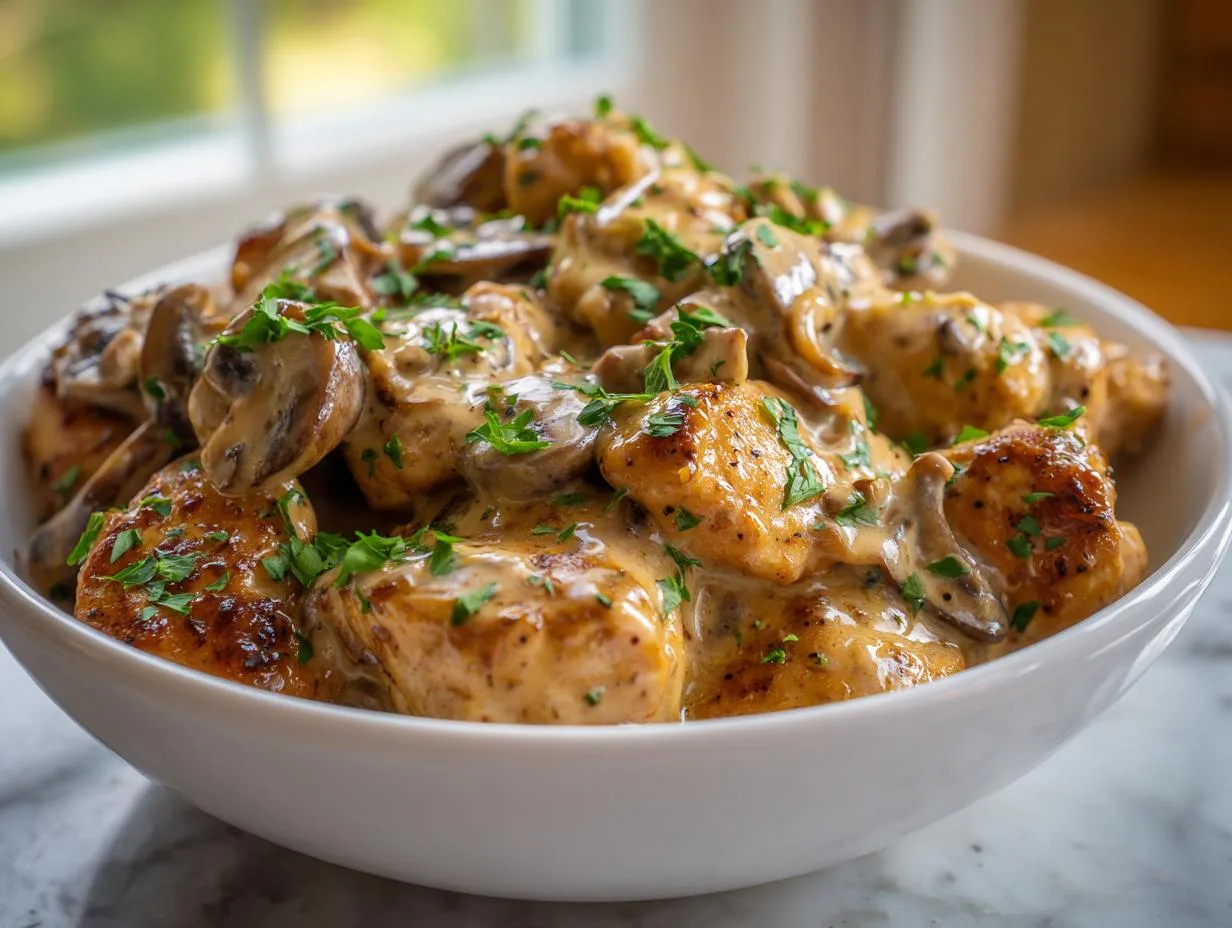 Irresistible 45-Minute Creamy Chicken Stroganoff Recipe