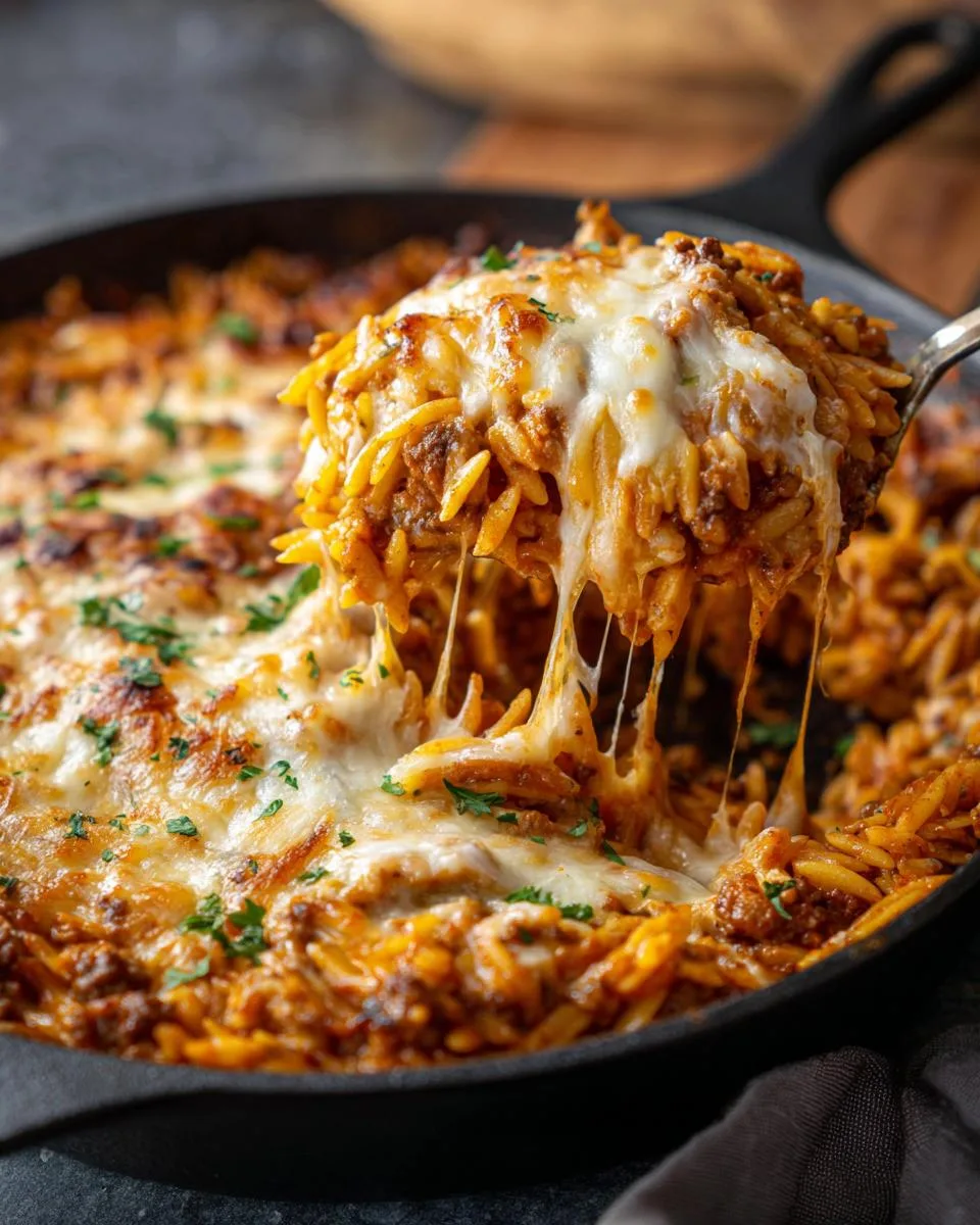 Creamy Ground Beef Orzo - detail 3