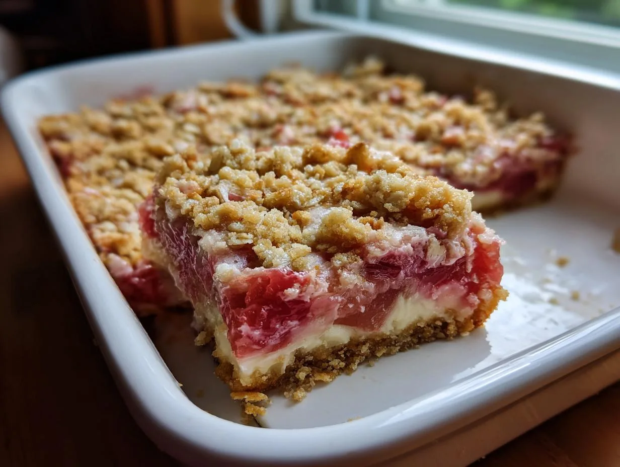Irresistible Creamy Rhubarb Cheesecake Bars Secret Recipe