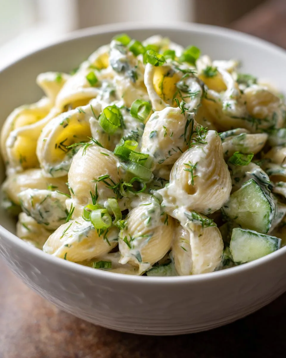 Cucumber Dill Pasta Salad Recipe - detail 1