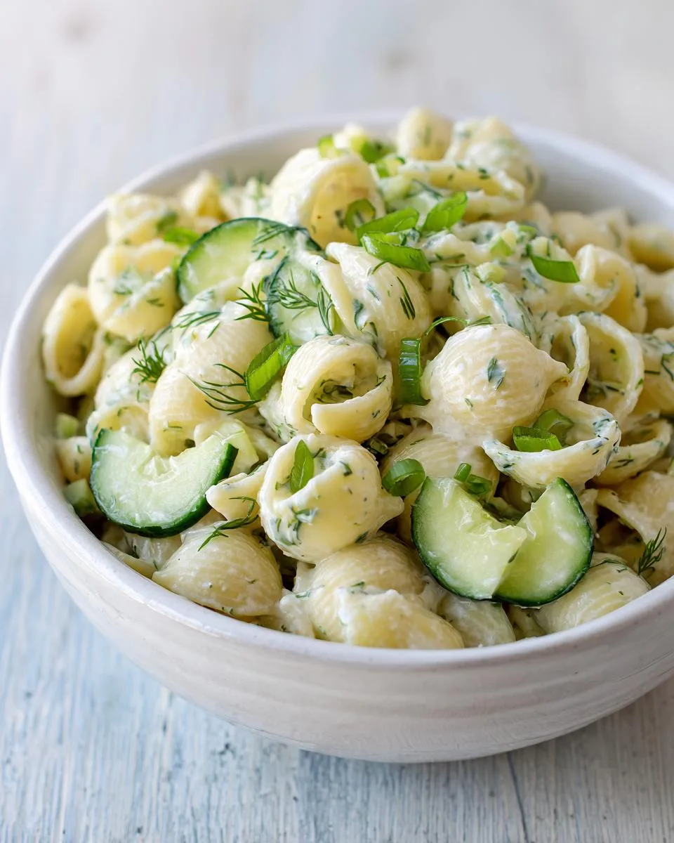 Cucumber Dill Pasta Salad Recipe - detail 2