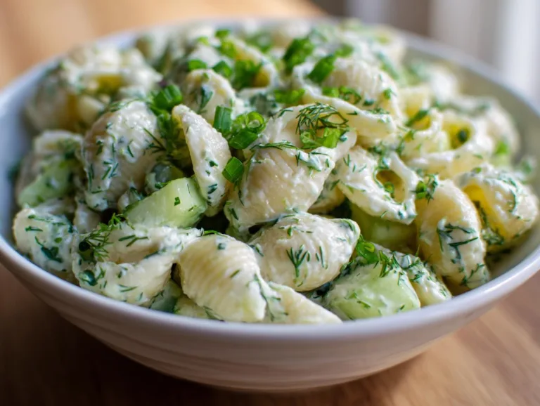 Cucumber Dill Pasta Salad Recipe