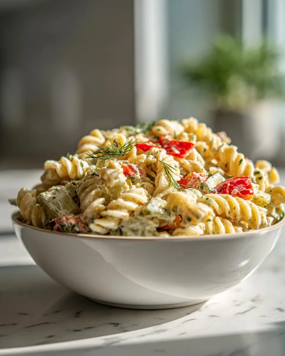 Dill Pickle Pasta Salad Recipe - detail 2