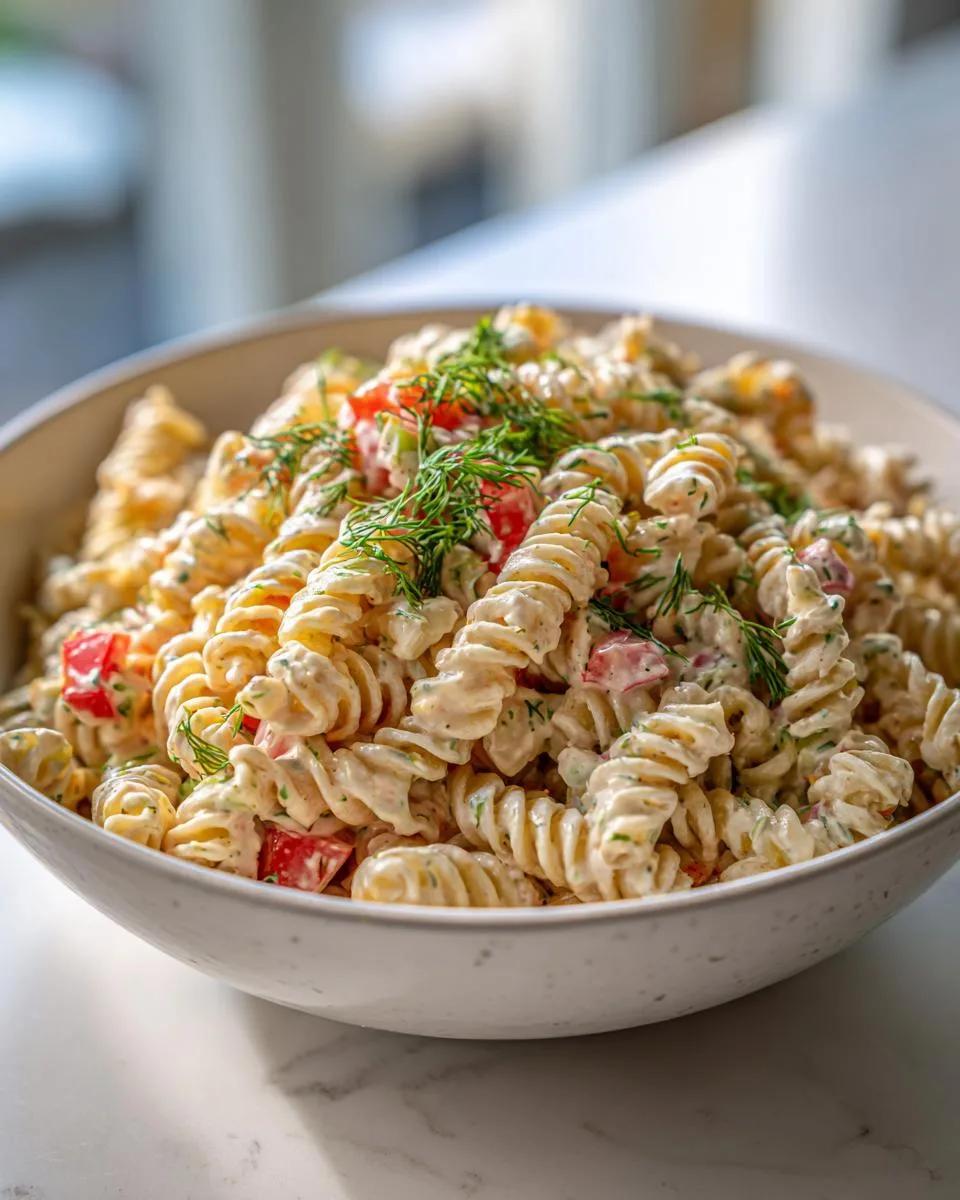 Dill Pickle Pasta Salad Recipe - detail 3