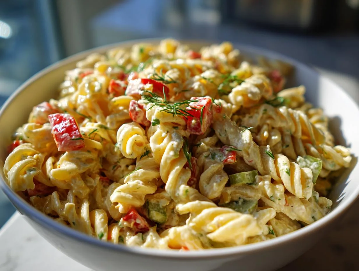 Dill Pickle Pasta Salad Recipe That Steals the Show