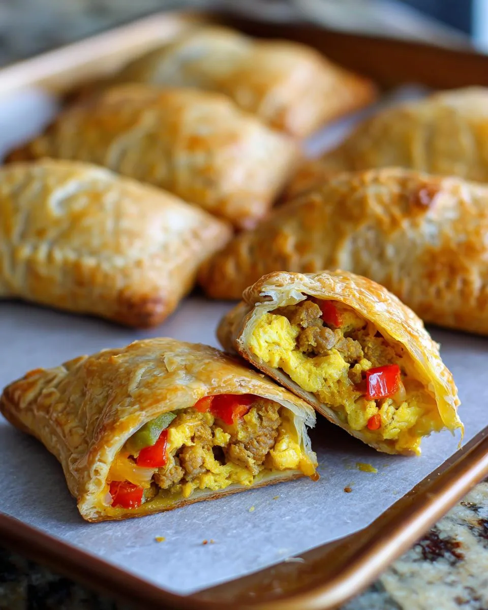 Egg and Cheese Breakfast Pockets - detail 2