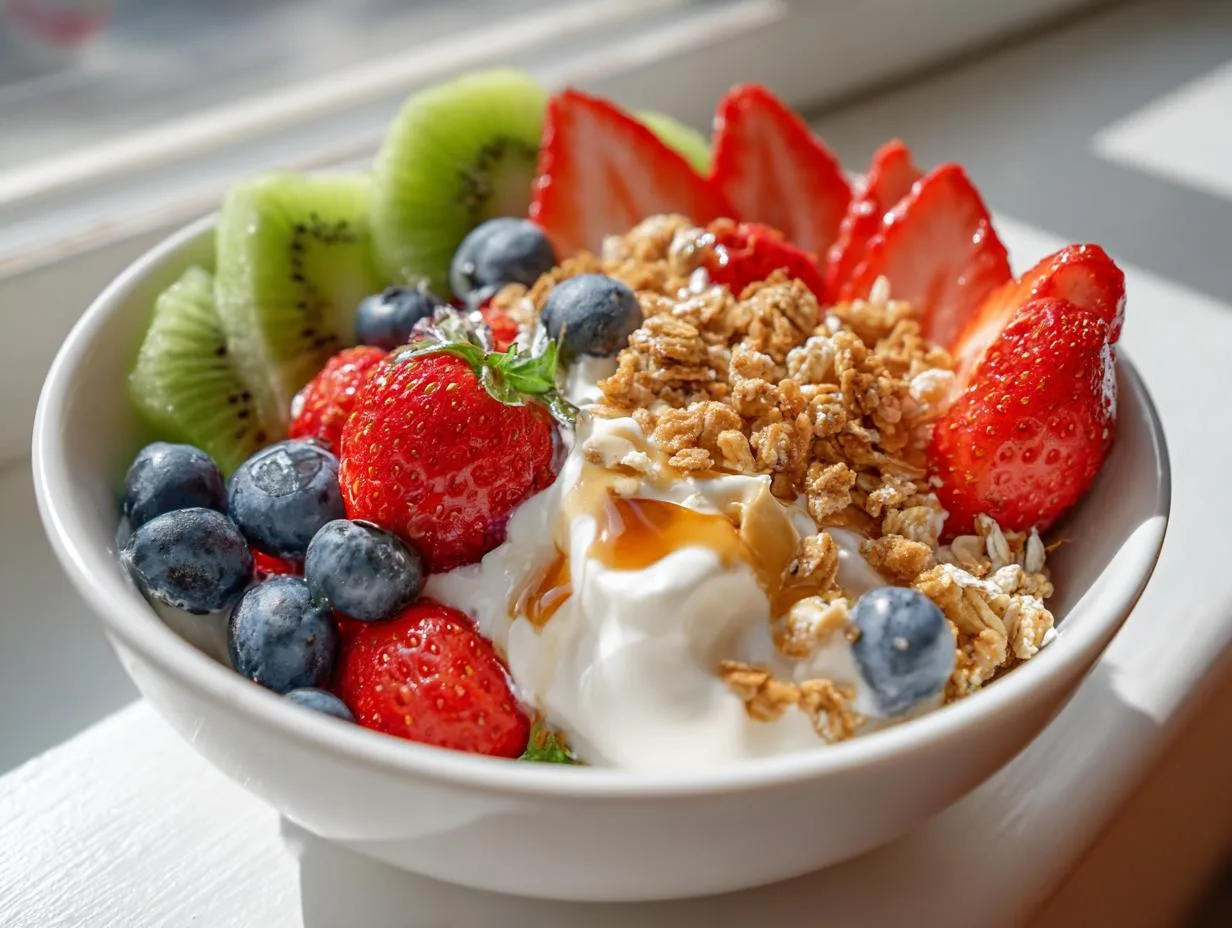 Irresistible Greek Yogurt Berry Breakfast Bowls in 2 Minutes