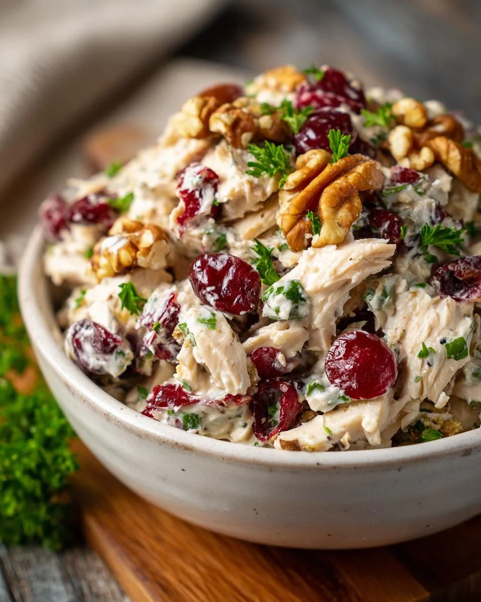 Greek Yogurt Cranberry Chicken Salad - detail 1