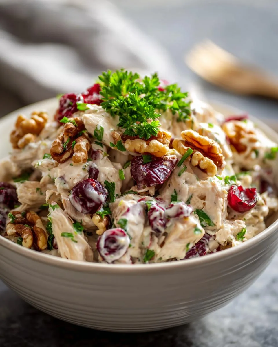 Greek Yogurt Cranberry Chicken Salad - detail 2