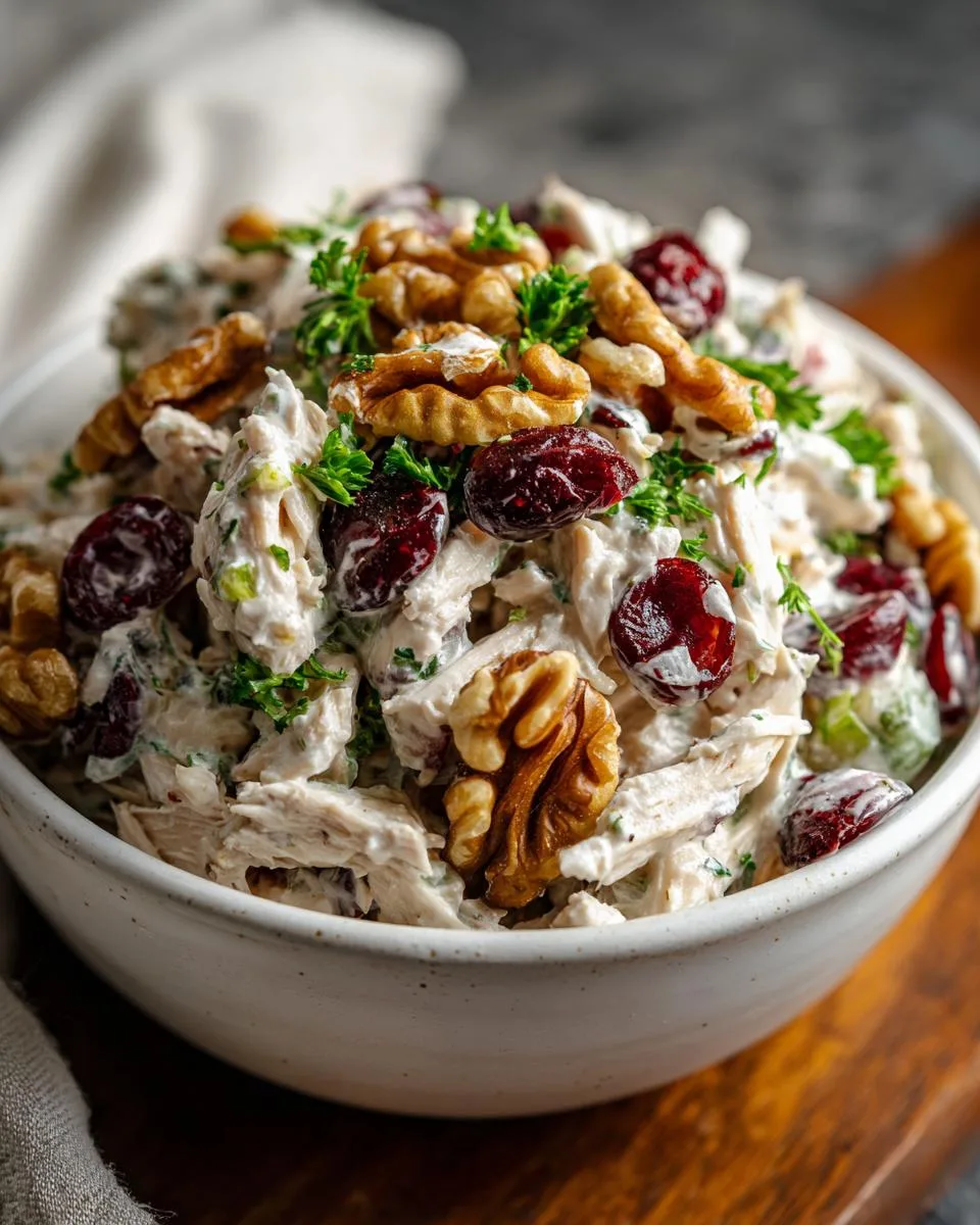 Greek Yogurt Cranberry Chicken Salad - detail 3