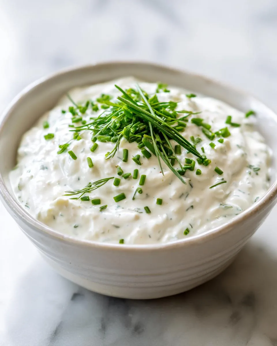 Greek Yogurt Ranch Dip - detail 3