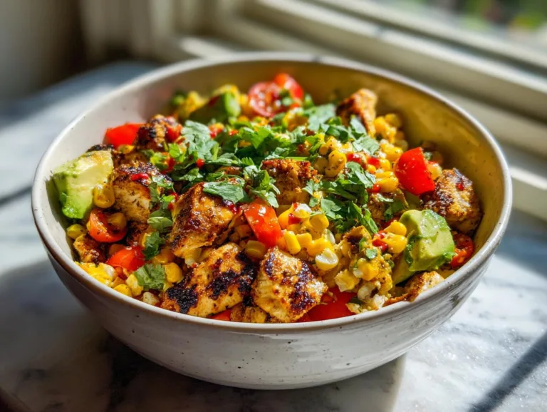 Grilled Chicken Corn Salad