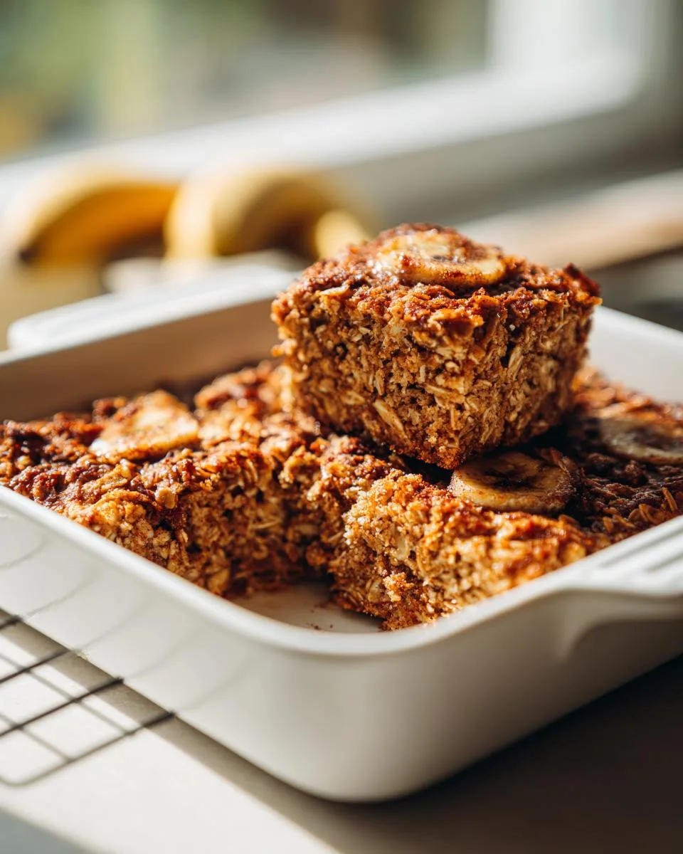 Healthy Oatmeal Cookie Bars - detail 2