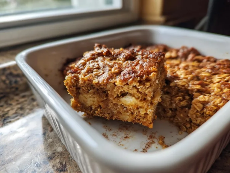 Healthy Oatmeal Cookie Bars
