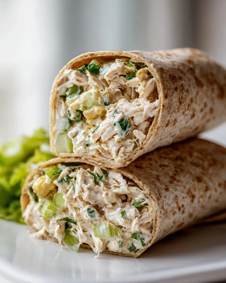 High Protein Chicken Salad Wraps - detail 2