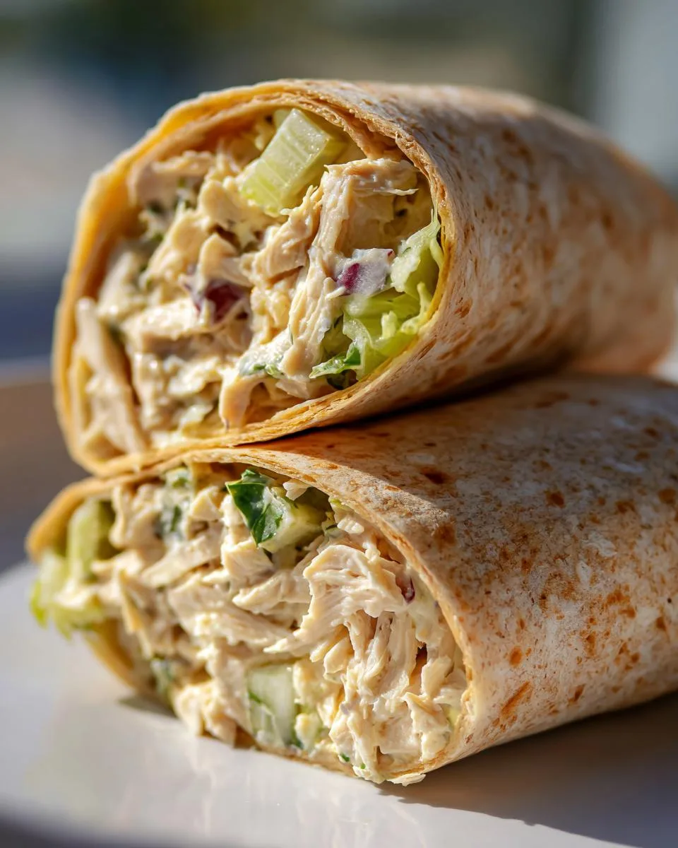 High Protein Chicken Salad Wraps - detail 3