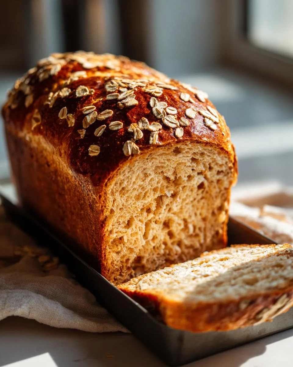 Homemade Honey Wheat Bread - detail 3