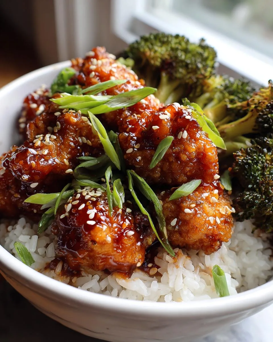 Honey Garlic Chicken Rice Bowls - detail 1
