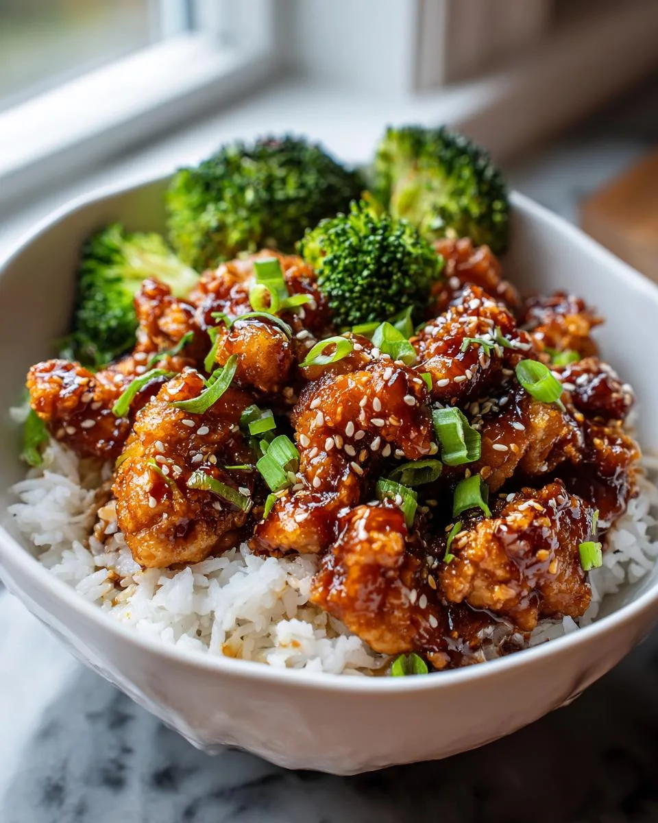 Honey Garlic Chicken Rice Bowls - detail 2