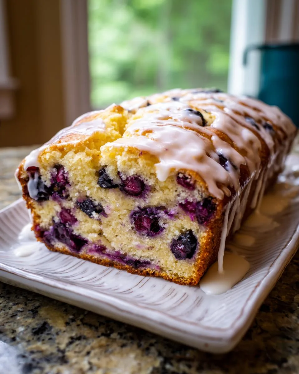 Lemon Blueberry Quick Bread - detail 3