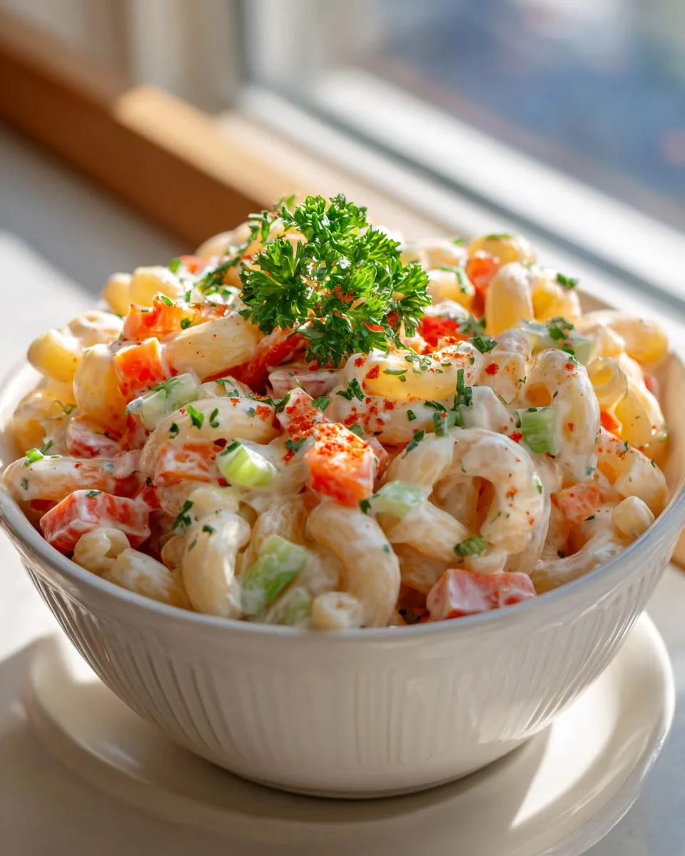 Macaroni Salad Greek Yogurt Dressing - detail 1