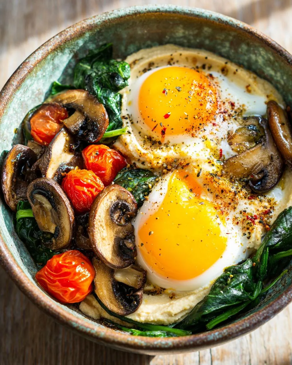 Mediterranean Egg Breakfast Bowls - detail 3