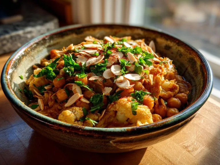 Moroccan Chicken Cauliflower Stew