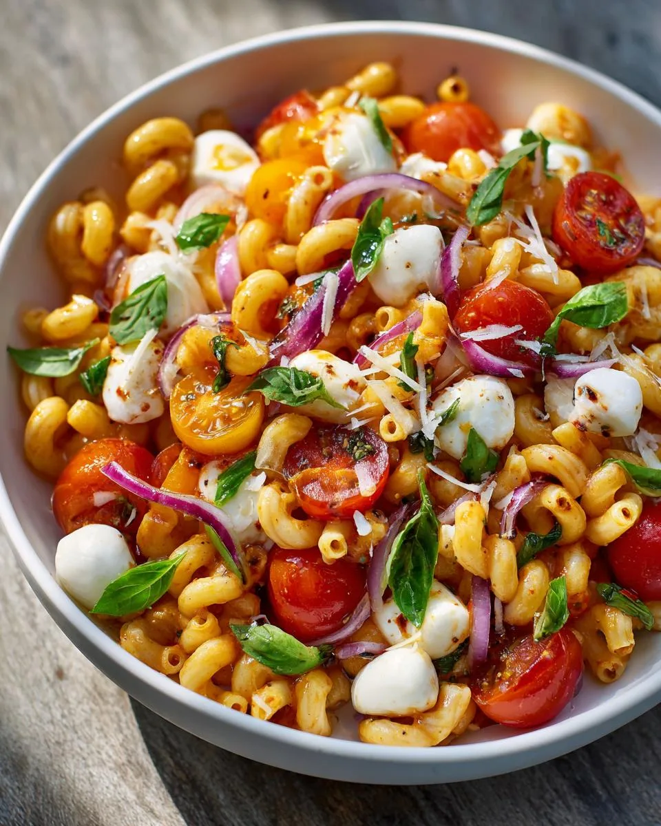 Mozzarella Tomato Pasta Salad Bowl - detail 1