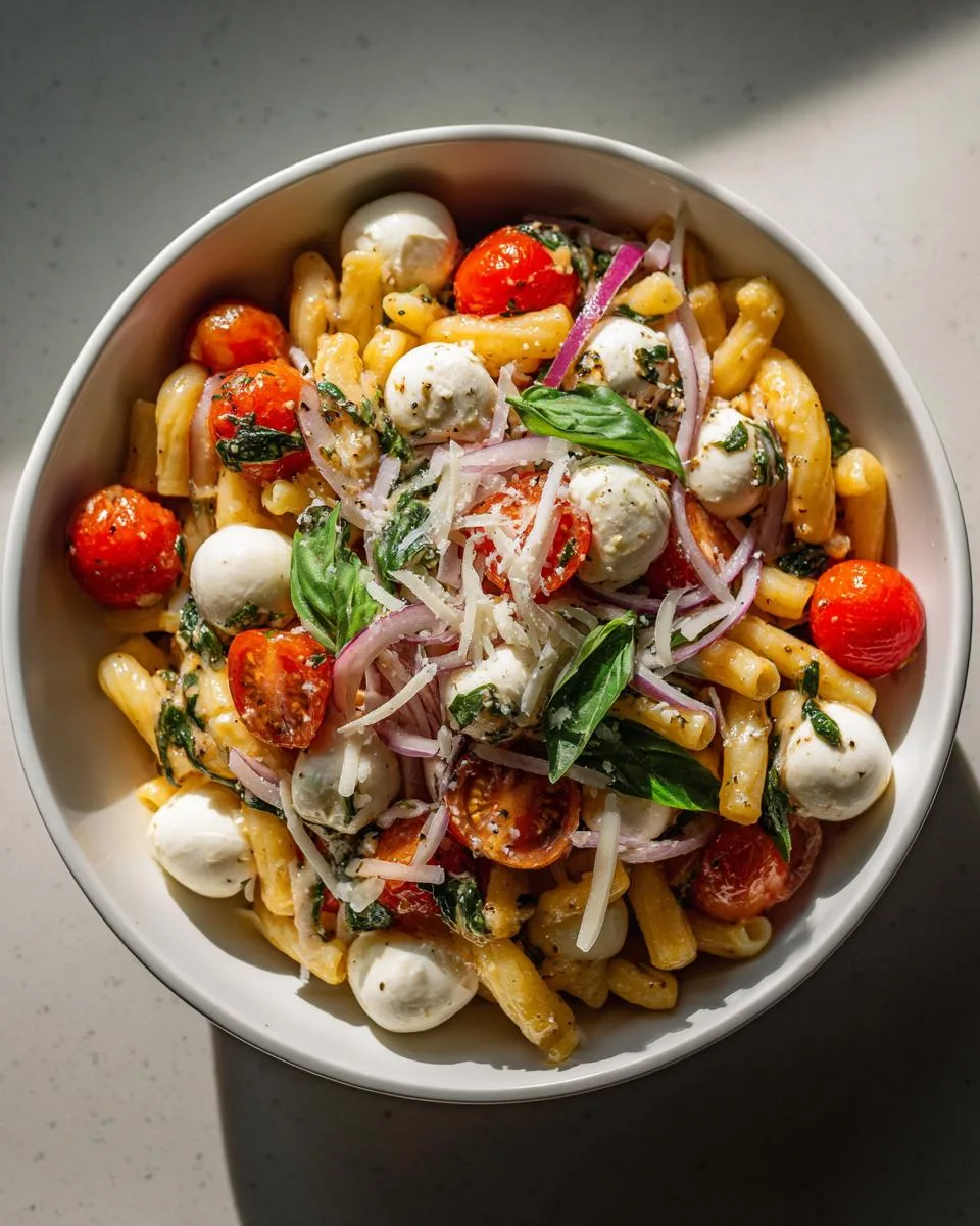 Mozzarella Tomato Pasta Salad Bowl - detail 3