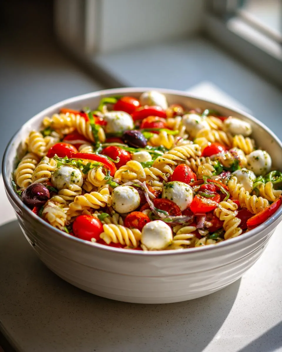Olive Tomato Pasta Salad Recipe - detail 2