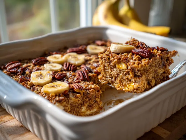 Patriotic Baked Oatmeal Squares