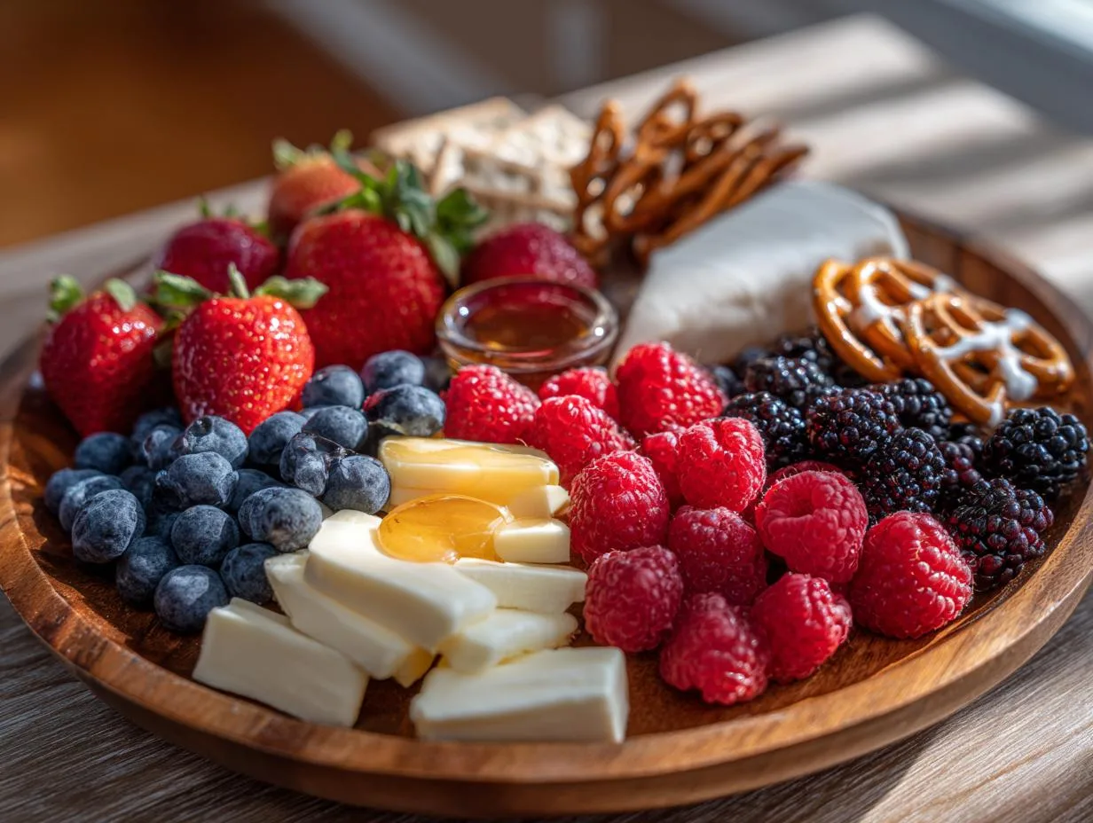 15-Minute Patriotic Fruit and Cheese Board That Wows